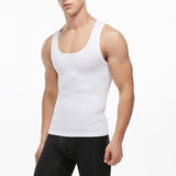 Men's Slimming Body Shaper Corset Vest Shirt Compression Abdomen Tummy Belly Control Waist Cincher Slimming Underwear Dropship