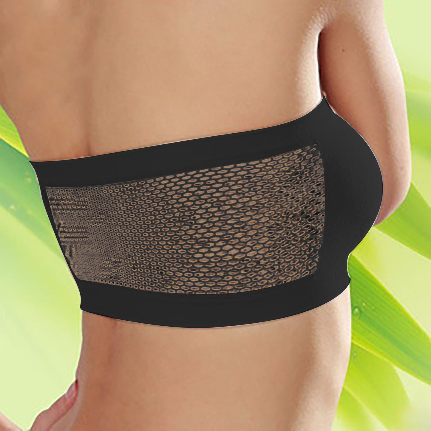 Breathable Sports Bras Women Tube Tops Solid Color Hollow Out Sports Underwear Gym Running Fitness Sports Tops Bralette