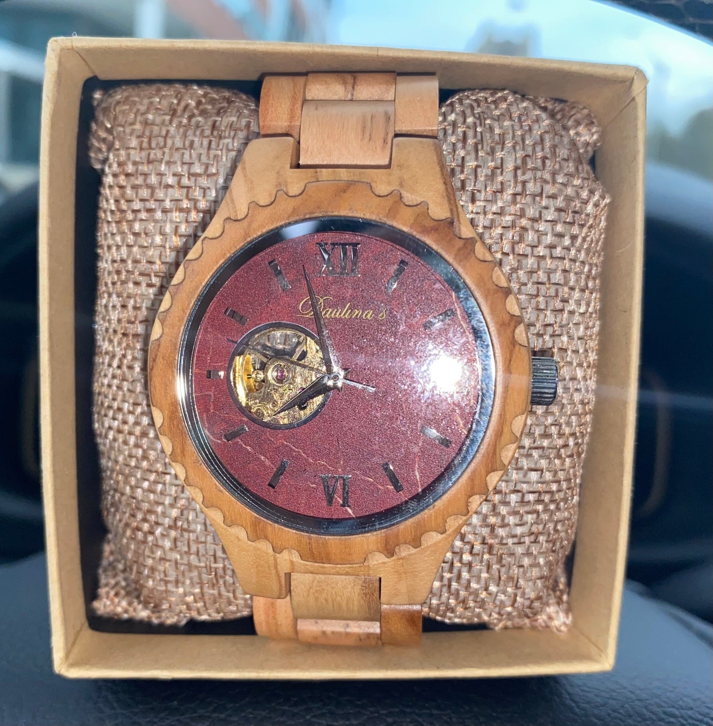 Custom genuine wood watches
