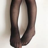 Women's Long Hollow Out Stocking Sexy Pantyhose Black Women Tights Fishnet Stockings Club Party Hosiery Female Long Stockings
