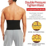 Mens Body Shaper Abdomen Reducer Fitness Sweat Trimmer Belt Suana Waist Trainer Belly Slim Shapewear Burn Fat Corset Weight Loss