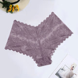 5XL Intimates Women Plus Size Sexy Lace Panty Comfortable Underwear Seductive Floral Transparent Lingerie Low Waist Women Pantie