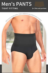 Shapewear Control Pants for Men Fitness Waist Trainer Corset Body Shaper Padded Panties Slimmer Thigh Breathable Slimmer Waist