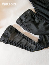 CHILLGIO Bodysuit Women Lingerie Luxury Party Overalls Slim One Pieces Transparent Combination Romper Black Sexy Strappy Catsuit