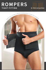 Shapewear Control Pants for Men Fitness Waist Trainer Corset Body Shaper Padded Panties Slimmer Thigh Breathable Slimmer Waist