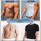 Men Compression Shirt Slimming Body Shaper Belly Tummy Shapewear Abdomen Reducer Corset Top Gynecomastia Slim Tummy Shapers Vest