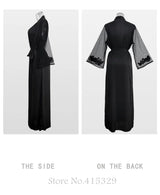 Wedding Bride Robe Set Women Sexy Lace Patchwork Nightgown Long Kimono Bath Gown Loose Suspender Nightdress Intimate Lingerie