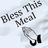 Bless This Meal bride Underwear Bachelorette Hen Party Lingerie Bridal shower Wedding day honeymoon decoration Future Mrs gift