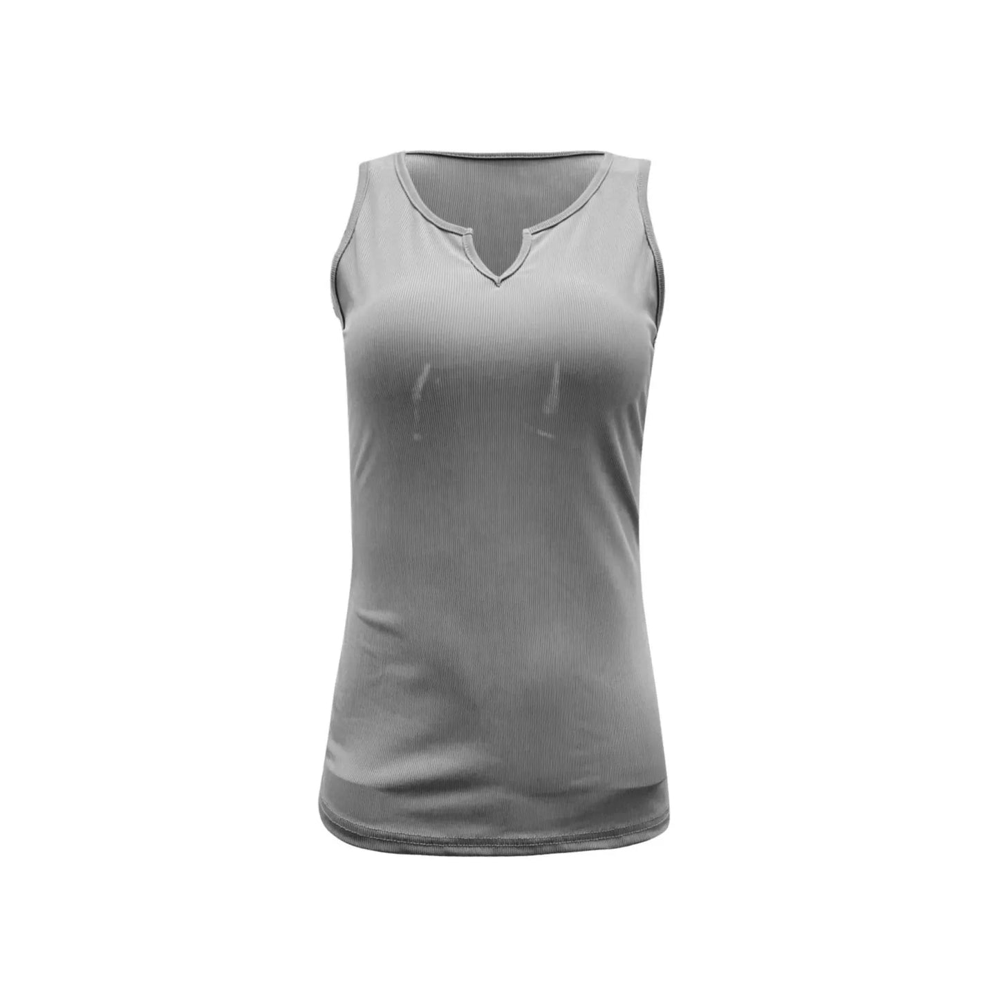 Women Summer Solid Color Sport Camisole Vest Shapewear Bodycon Sleeveless Casual Tank Tops For Women Suspender Shirt Top Female