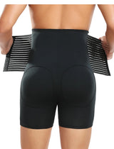 Shapewear Control Pants for Men Fitness Waist Trainer Corset Body Shaper Padded Panties Slimmer Thigh Breathable Slimmer Waist