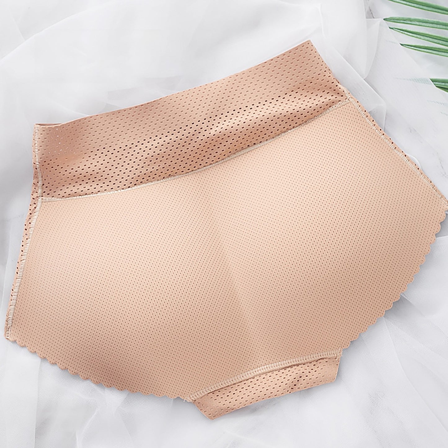 Women's Push-Up Boyshort Lifting Hips Body-sculpting Buttocks Underpants Shaping Seamless Panties Solid Color Traceless Panties