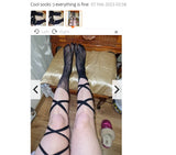 Women's Jk Tie Lace Fishnet Stockings Irregular Split-toe Calf Socks Middle Tube Socks Straps Summer Sexy Long Japanese Socks