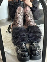 Y2K Love Heart Fishnet Stockings Sweet Girl Pantyhose Nude Women Sexy Suspender Tights JK Lolita Cosplay Party Lace Stockings