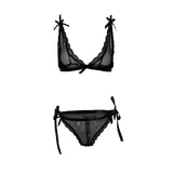 2pcs Bra+Panties Sets New Mesh Transparent Bra Set Women Underwear Set Fashion Ladies Bralette Secret Sexy Sensual Lingerie