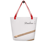 Cuban Link Large Tote Bag