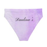 High-waisted bikini bottom