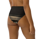 high-waisted bikini bottom