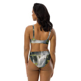 Jungle high-waisted bikini