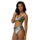 Jungle high-waisted bikini