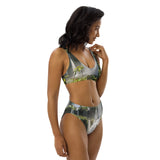 Jungle high-waisted bikini