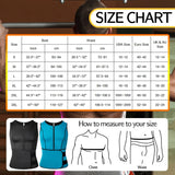 Mens Waist Trainer Vest Slimming Body Shaper Compression Shirt Workout Tank Top Shapewear Fitness Undershirt Fat Burn Sauna Suit
