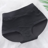 Women's Push-Up Boyshort Lifting Hips Body-sculpting Buttocks Underpants Shaping  Seamless Panties Solid Color Traceless Panties