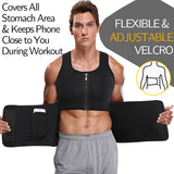 Mens Waist Trainer Vest Slimming Body Shaper Compression Shirt Workout Tank Top Shapewear Fitness Undershirt Fat Burn Sauna Suit