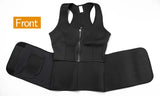 Mens Waist Trainer Vest Slimming Body Shaper Compression Shirt Workout Tank Top Shapewear Fitness Undershirt Fat Burn Sauna Suit