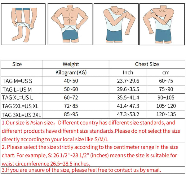 Men's Slimming Body Shaper Corset Vest Shirt Compression Abdomen Tummy Belly Control Waist Cincher Slimming Underwear Dropship