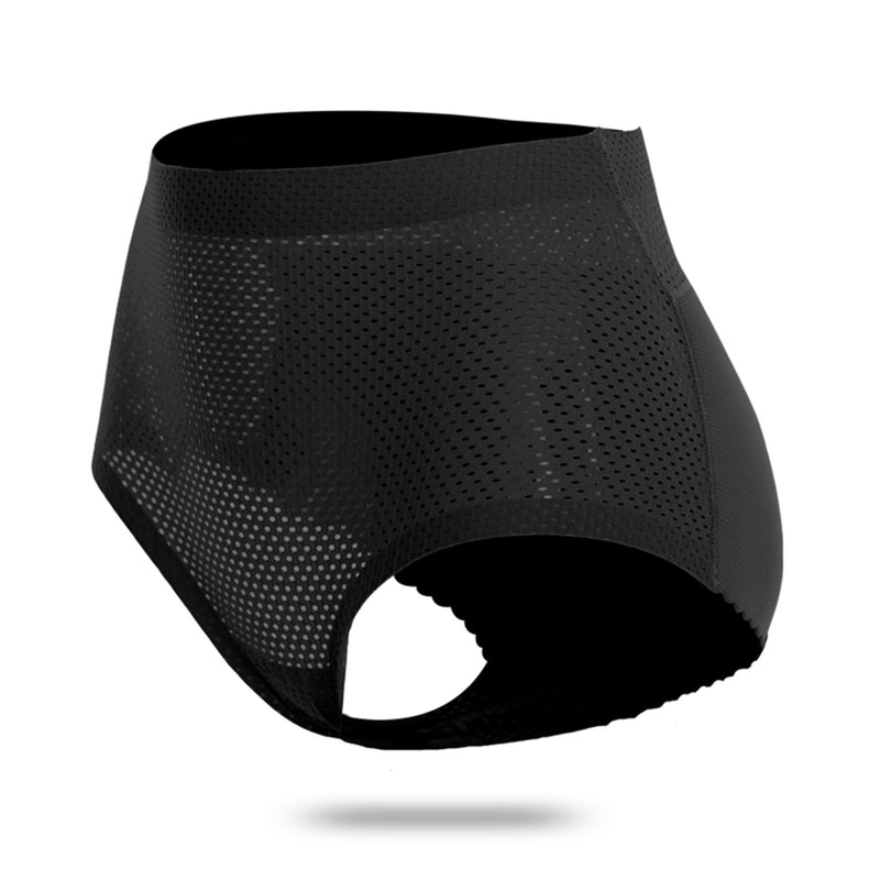 Women's Push-Up Boyshort Lifting Hips Body-sculpting Buttocks Underpants Shaping  Seamless Panties Solid Color Traceless Panties