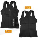 Mens Waist Trainer Vest Slimming Body Shaper Compression Shirt Workout Tank Top Shapewear Fitness Undershirt Fat Burn Sauna Suit