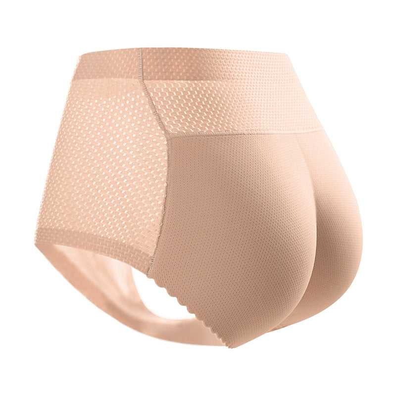 Women's Push-Up Boyshort Lifting Hips Body-sculpting Buttocks Underpants Shaping  Seamless Panties Solid Color Traceless Panties