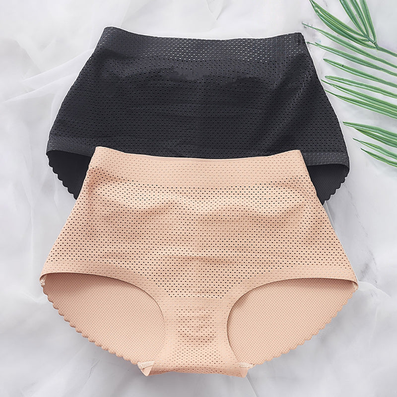 Women's Push-Up Boyshort Lifting Hips Body-sculpting Buttocks Underpants Shaping  Seamless Panties Solid Color Traceless Panties