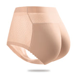 Women's Push-Up Boyshort Lifting Hips Body-sculpting Buttocks Underpants Shaping  Seamless Panties Solid Color Traceless Panties