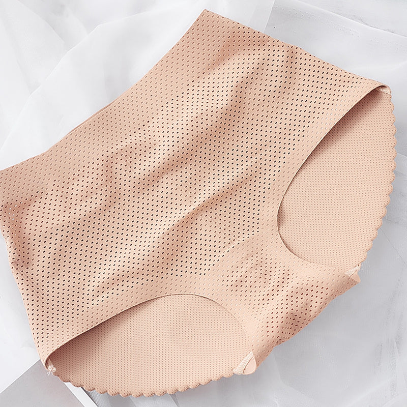Women's Push-Up Boyshort Lifting Hips Body-sculpting Buttocks Underpants Shaping  Seamless Panties Solid Color Traceless Panties