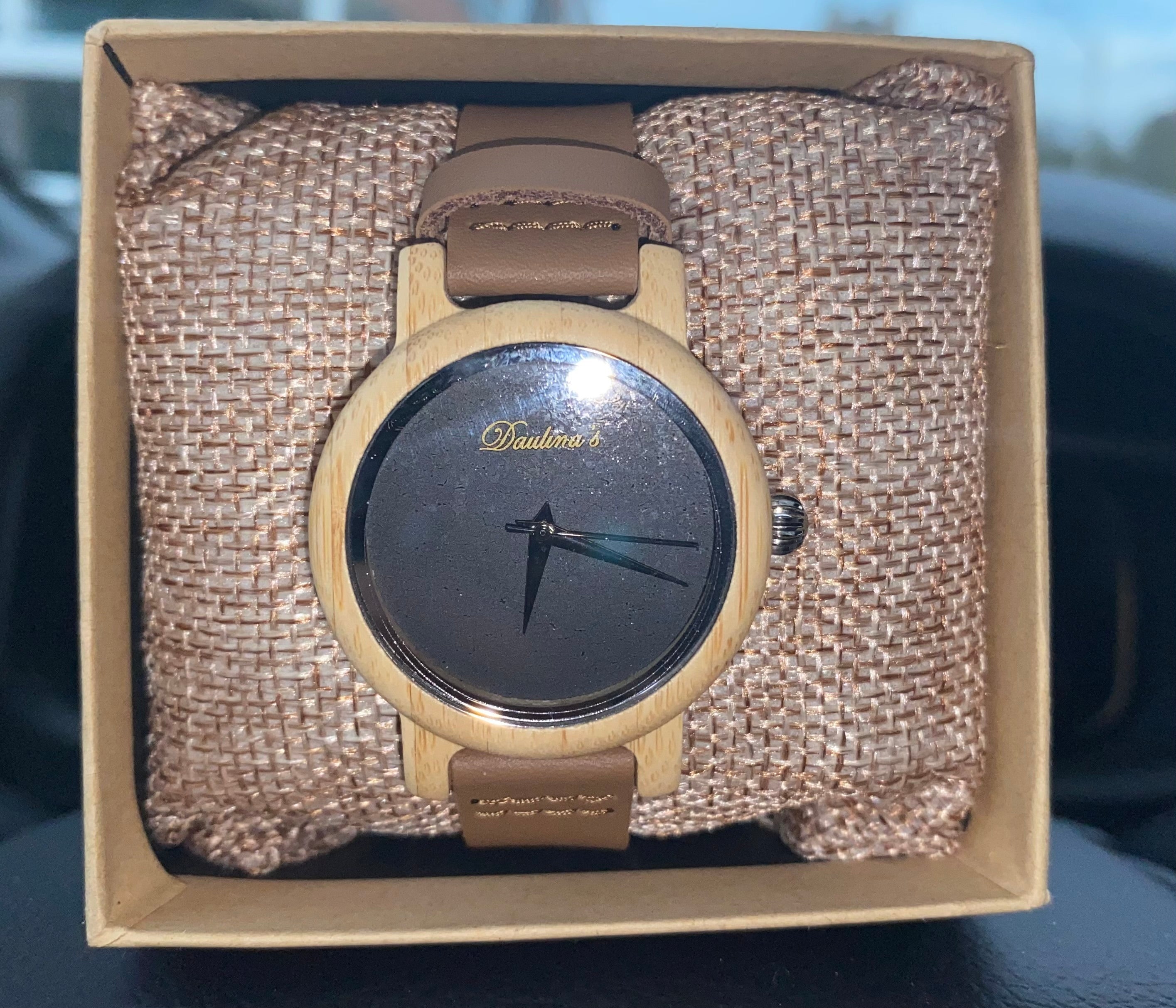 Custom genuine wood watches