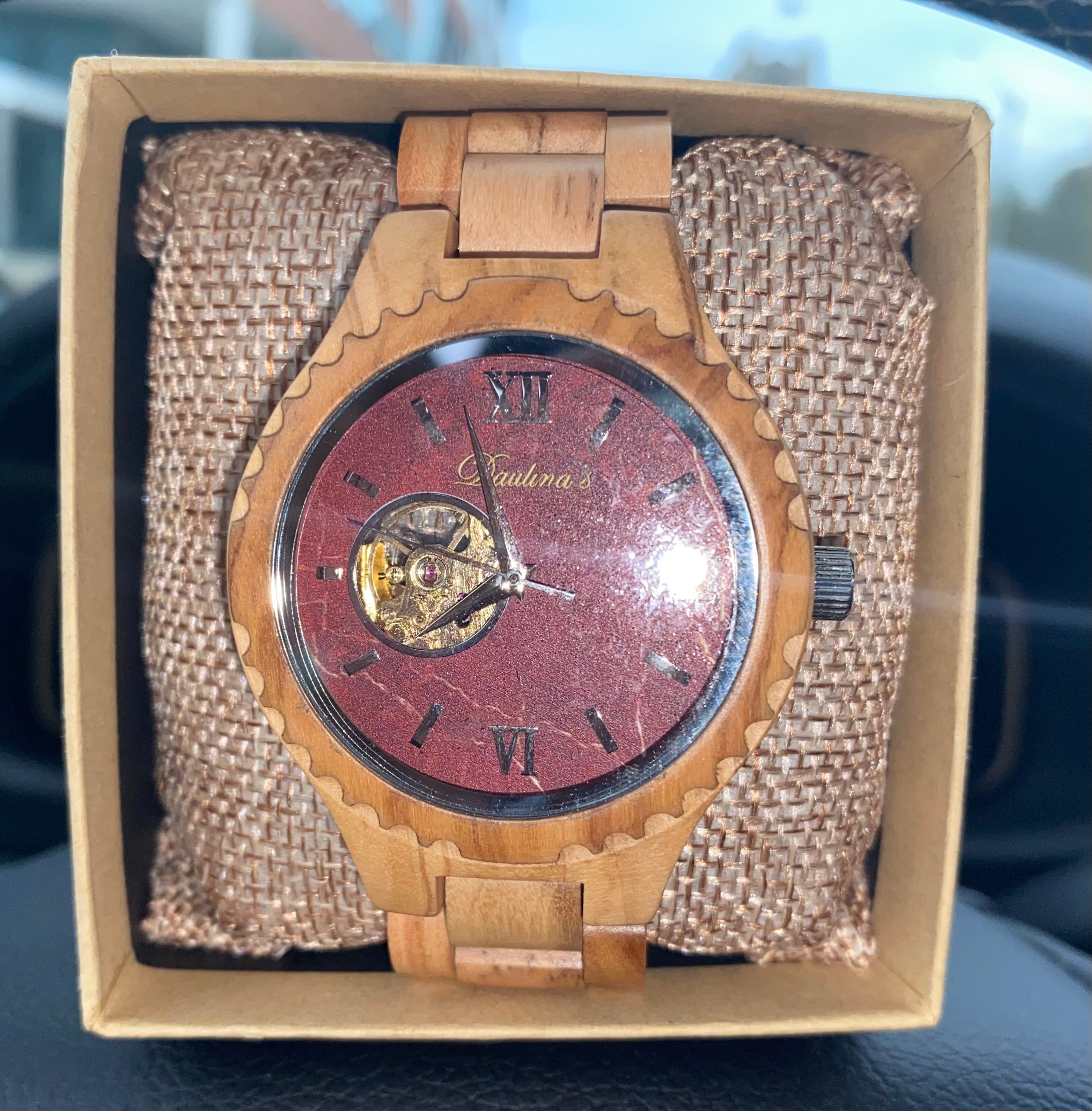 Custom genuine wood watches