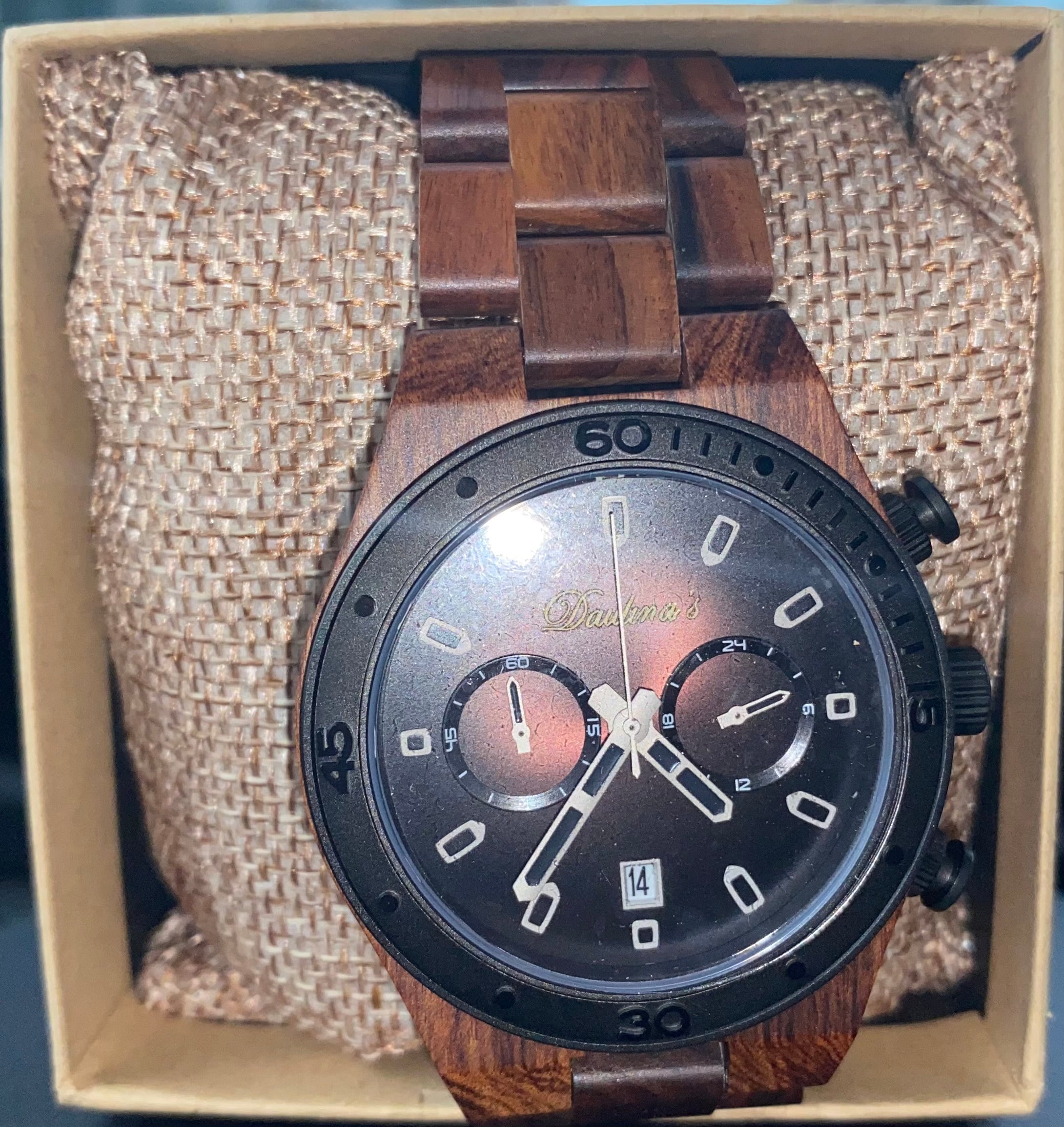 Custom genuine wood watches