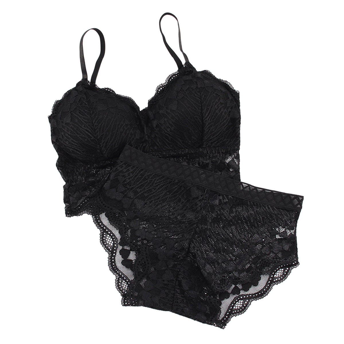 Silk Bralette Underwear Bralette Panty Set Lingerie Set For Women Bra Panty 2 Piece Lingerie Set Plus Size Female Underwear