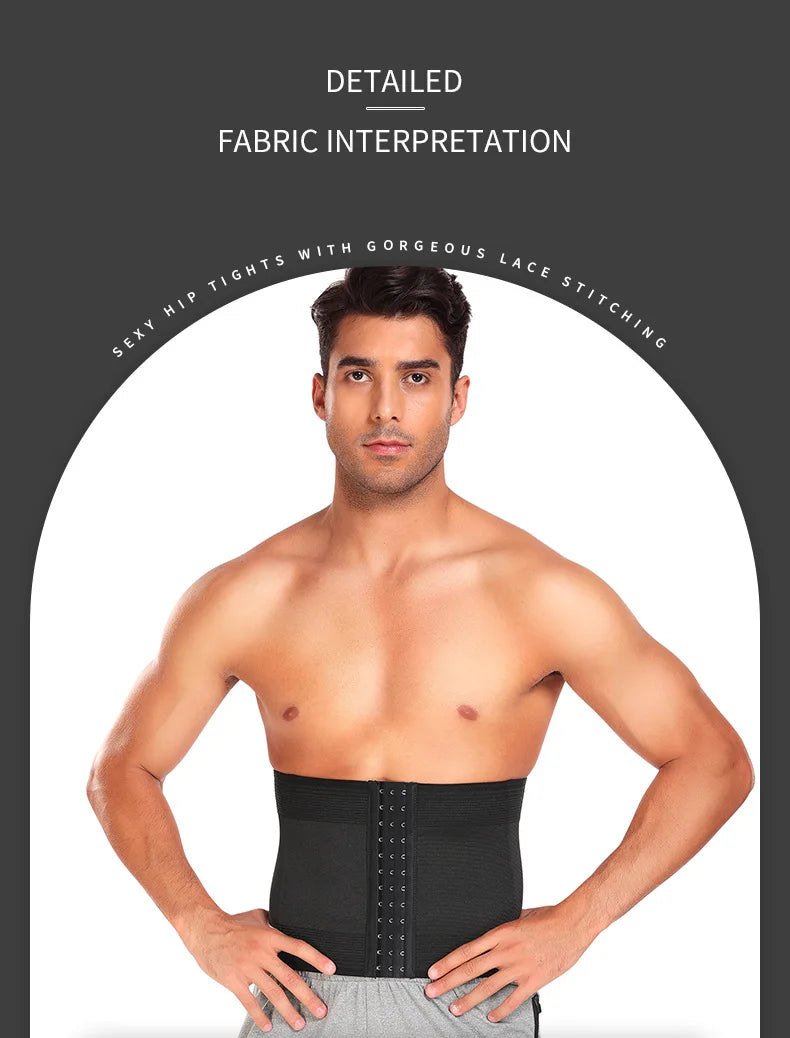 Shapewear Control Pants for Men Fitness Waist Trainer Corset Body Shaper Padded Panties Slimmer Thigh Breathable Slimmer Waist