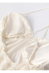 New Female Long Robe Nightgown Set Sexy Lace Trim Sleepwear Suspender Nightdress Spring Summer Casual Satin Home Dress Bathrobe