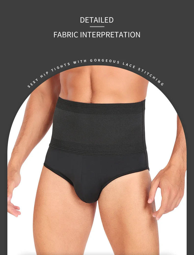 Shapewear Control Pants for Men Fitness Waist Trainer Corset Body Shaper Padded Panties Slimmer Thigh Breathable Slimmer Waist