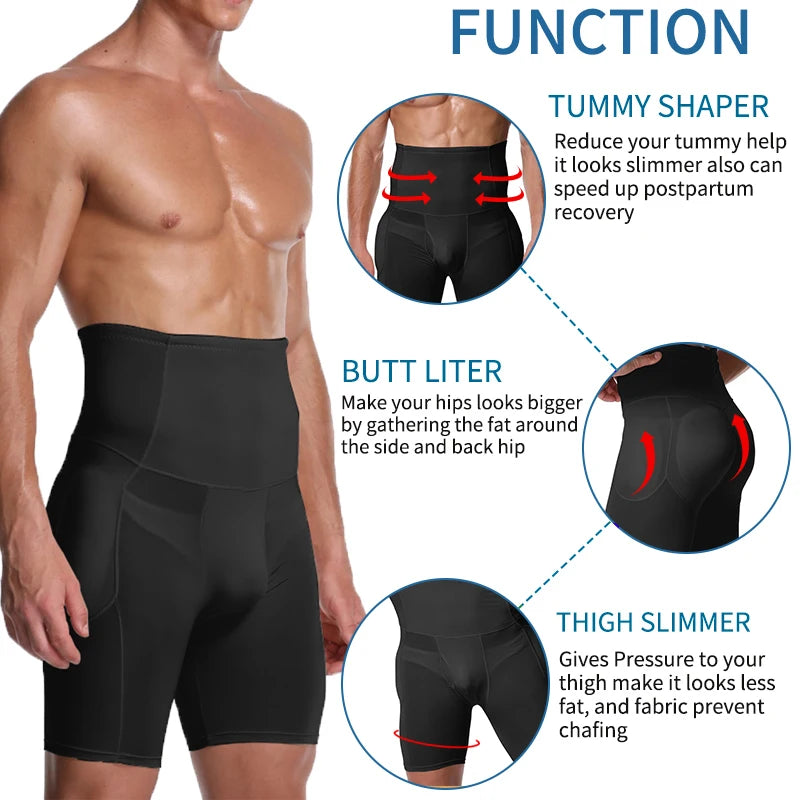 Men Padded Boxer Underwear