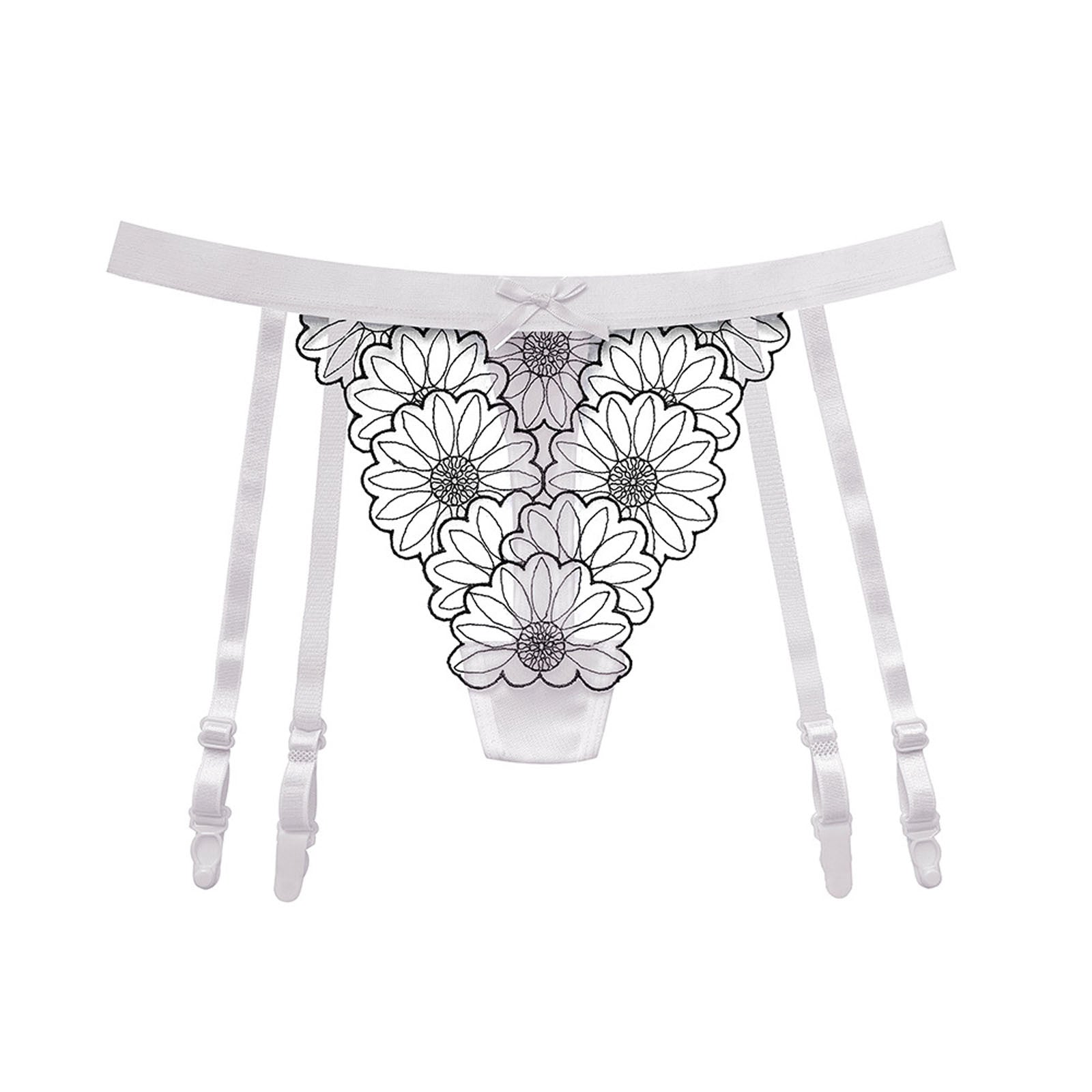 Women Underwear Thongs Lace Bikini Panties G String Thong Ladie Garter Belt Underwear Thong Women'S Seamless Underwear