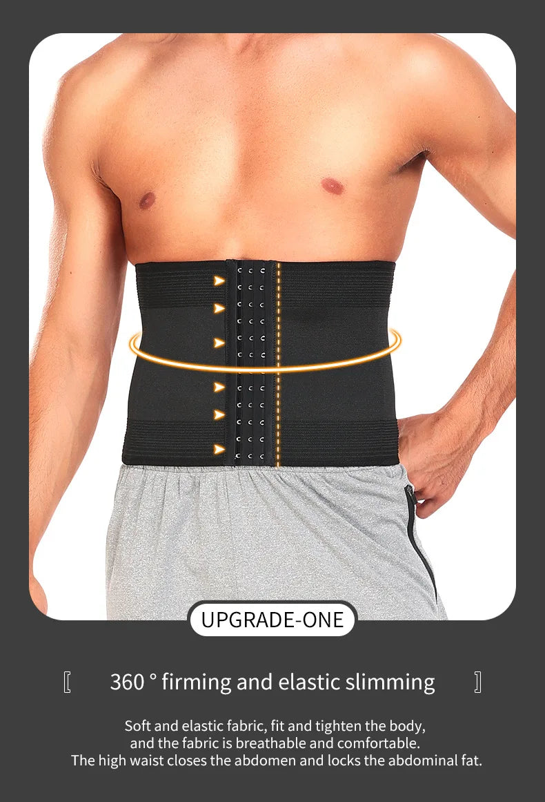 Shapewear Control Pants for Men Fitness Waist Trainer Corset Body Shaper Padded Panties Slimmer Thigh Breathable Slimmer Waist