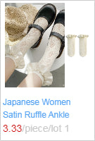 Women Lolita Fishnet Thigh High Socks Japanese Style Heart Striped Lace Patterned Over Knee Long Stockings Ruffled Frilly Kawaii