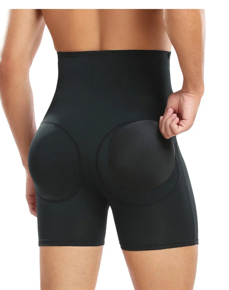 Shapewear Control Pants for Men Fitness Waist Trainer Corset Body Shaper Padded Panties Slimmer Thigh Breathable Slimmer Waist