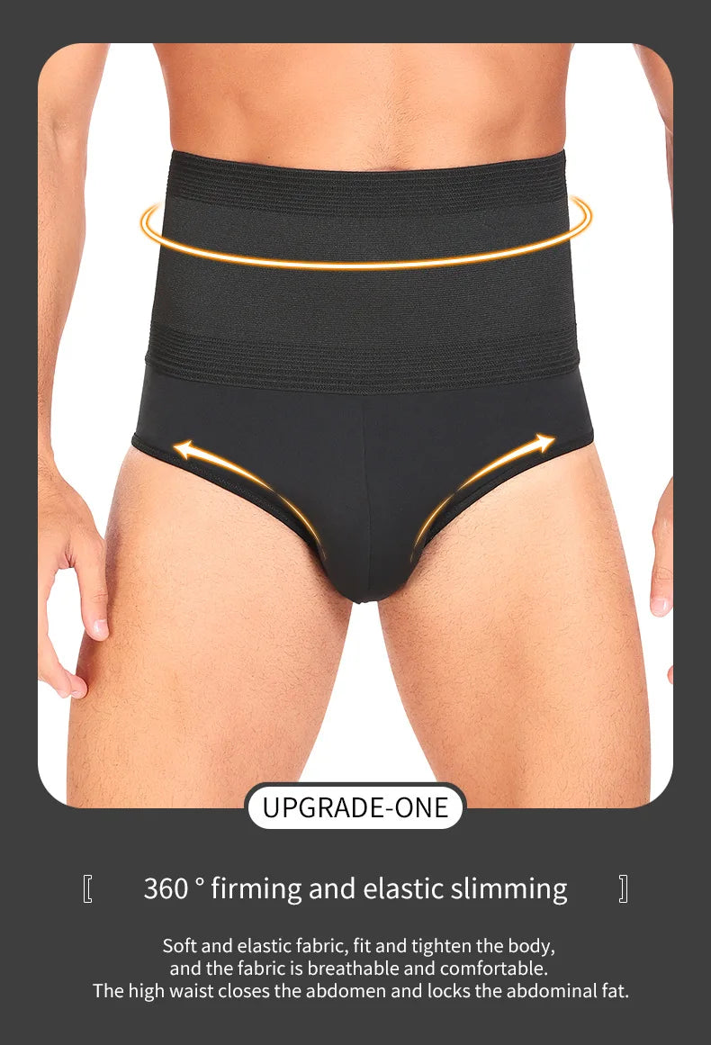 Shapewear Control Pants for Men Fitness Waist Trainer Corset Body Shaper Padded Panties Slimmer Thigh Breathable Slimmer Waist