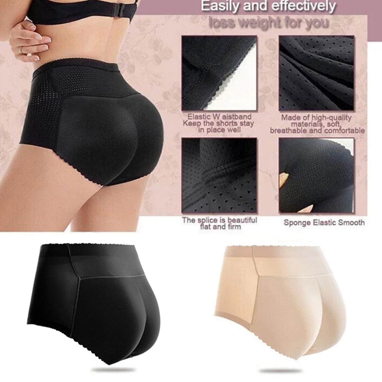 Women Butt Lifter Panties Body Shaper Underwear Padded Push Up Fake Ass Briefs Underpants Shapewear Lingerie трусы женские