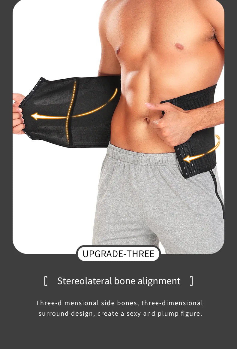 Shapewear Control Pants for Men Fitness Waist Trainer Corset Body Shaper Padded Panties Slimmer Thigh Breathable Slimmer Waist